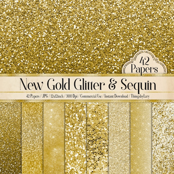 Gold Glitter Paper Etsy