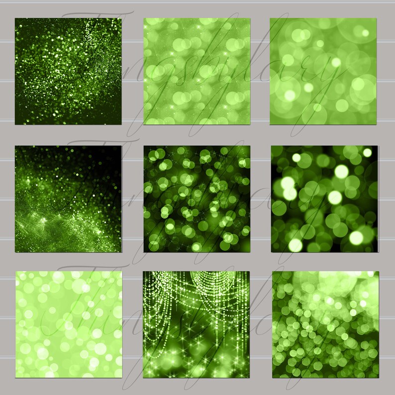 42 Bokeh and Glitter Texture Digital Papers 12 Inch 300 Dpi Planner ...
