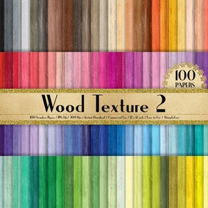100 carte con texture in legno senza cuciture in 12 pollici, carta per pianificatore da 300 Dpi, uso commerciale, carta per album, carta arcobaleno, 100 carte in legno