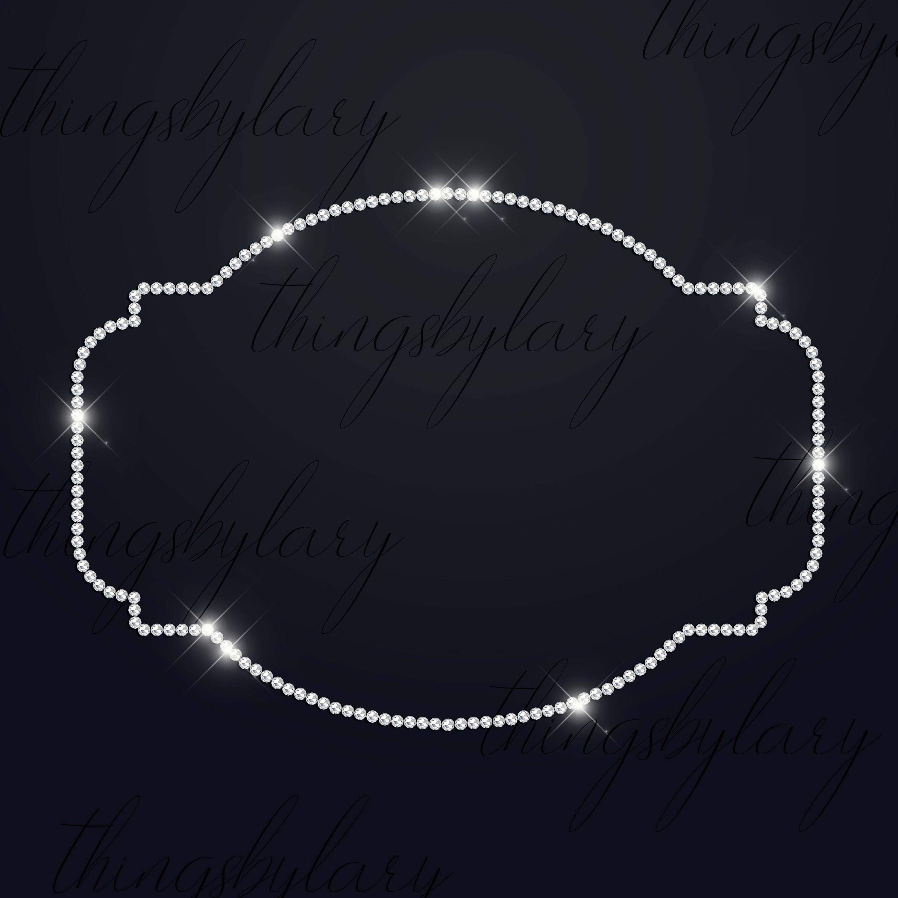 30 Real Diamond Frames Clip Arts 300 Dpi PNG Transparent Instant ...