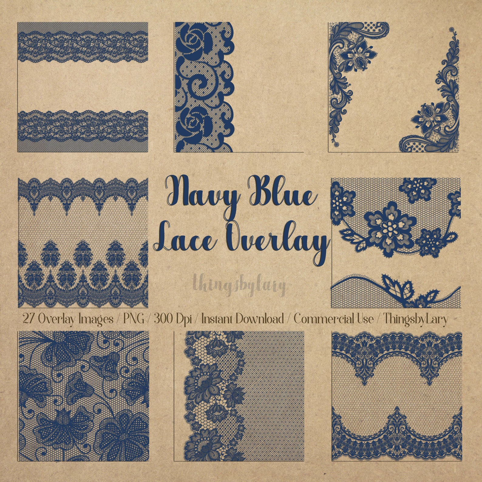 SALE OFF Pack of 4 Sets 108 Lace Overlays Borders Frames Images PNG ...