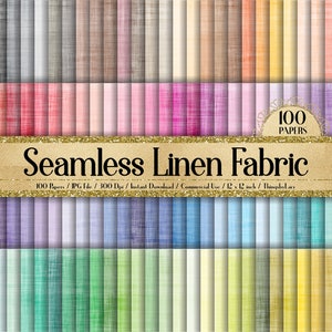 100 tessuto di lino senza cuciture Texture documenti digitali 12x12" 300 Dpi uso commerciale Download immediato stampabile tela da imballaggio Denim Seamless Texture