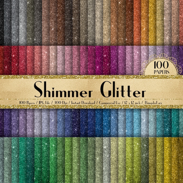 Shimmer Glitter Etsy