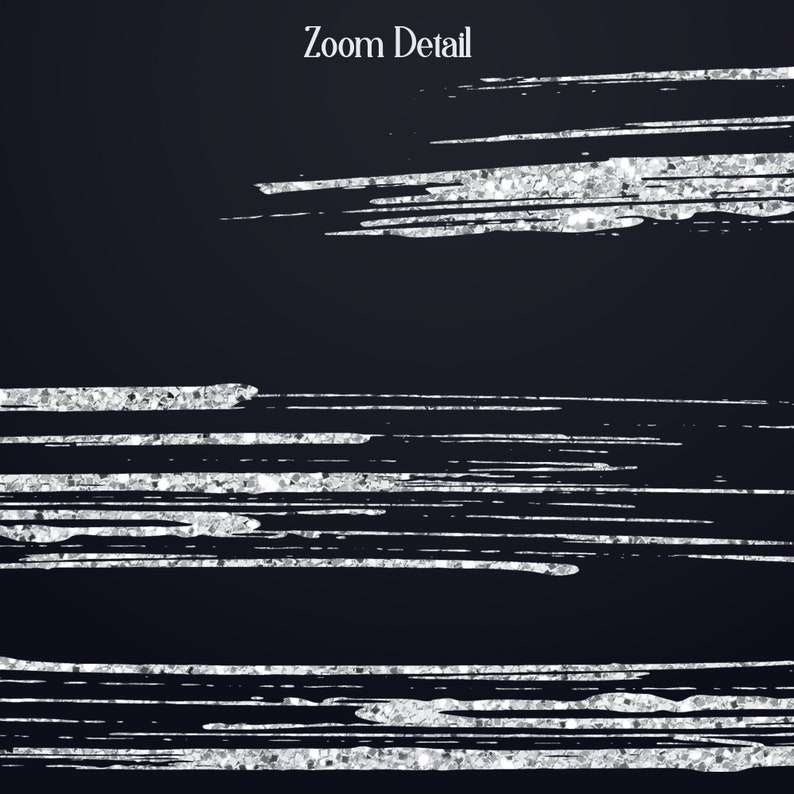 16 Seamless Glitter Brush Stroke Transparent Overlay Images Etsy