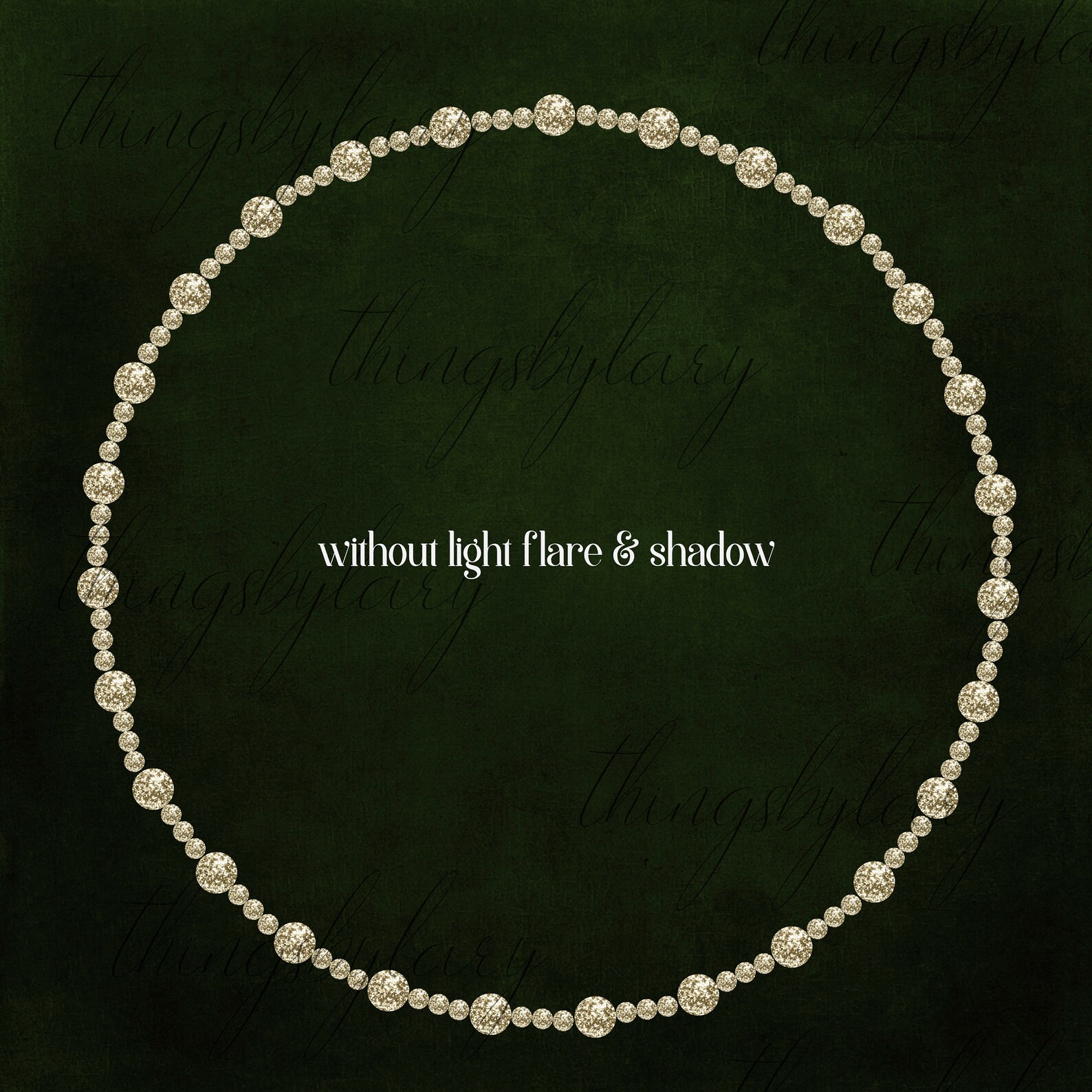 47 Light Gold Glitter Frames Dividers Borders PNG Instant Etsy