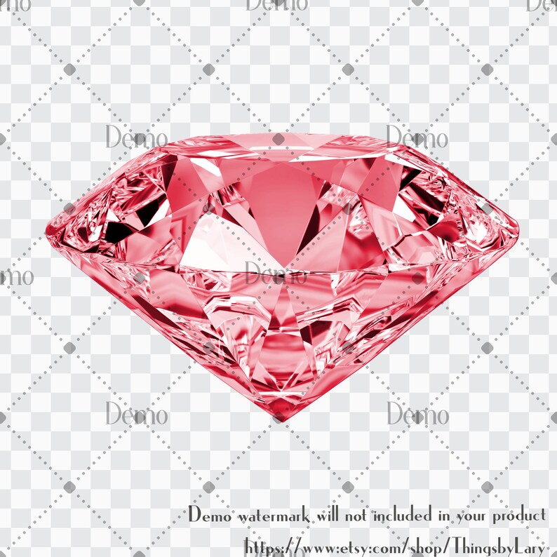 May include: A large, faceted, pink diamond gemstone. The diamond is highly reflective and has a brilliant shine.