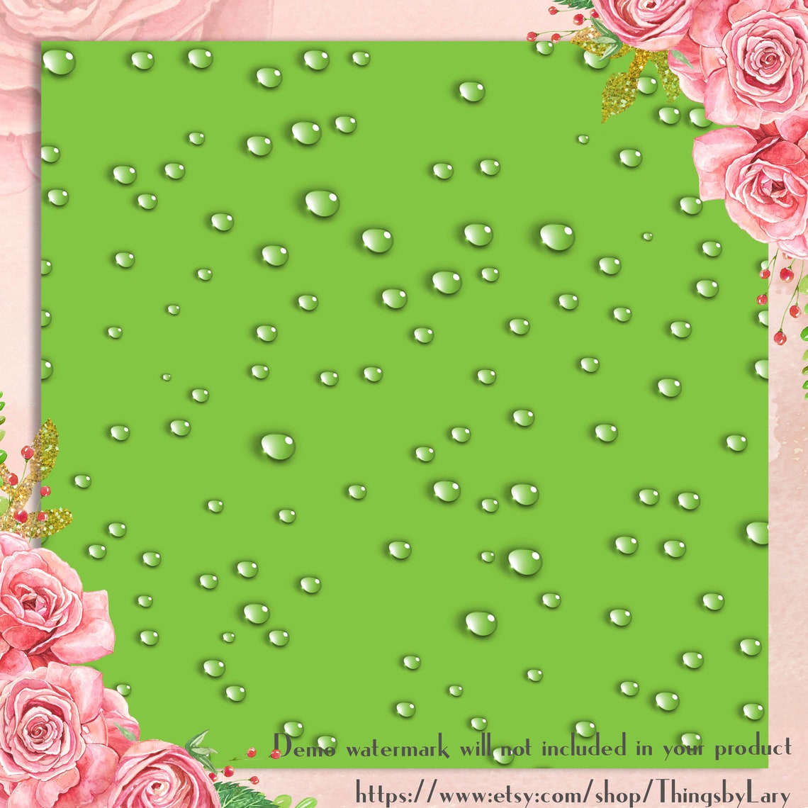 100 Seamless Water Drops Papers 12 Inch 300 Dpi Instant Download ...