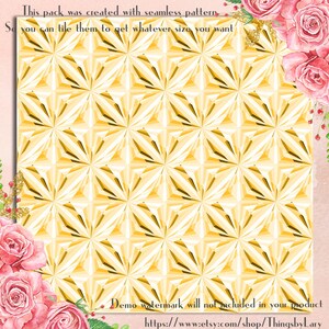 100 Seamless Diamond Papers in 12" X 12", 300 Dpi Planner Paper ...