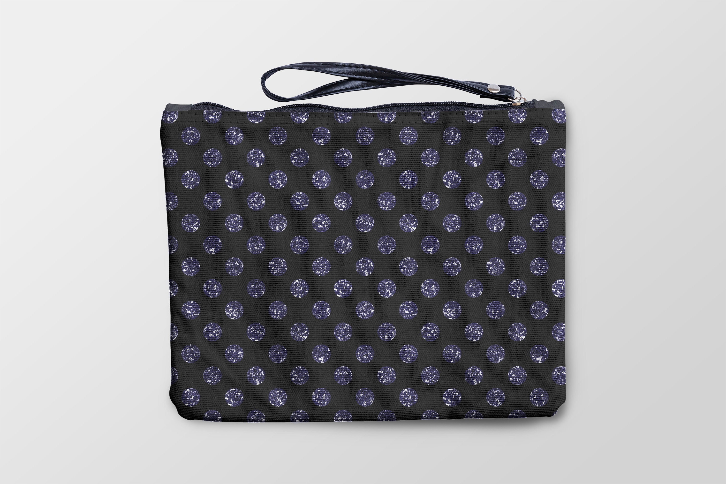 100 Seamless Black & Glitter Polka Dot Digital Papers 12x12" 300 Dpi ...
