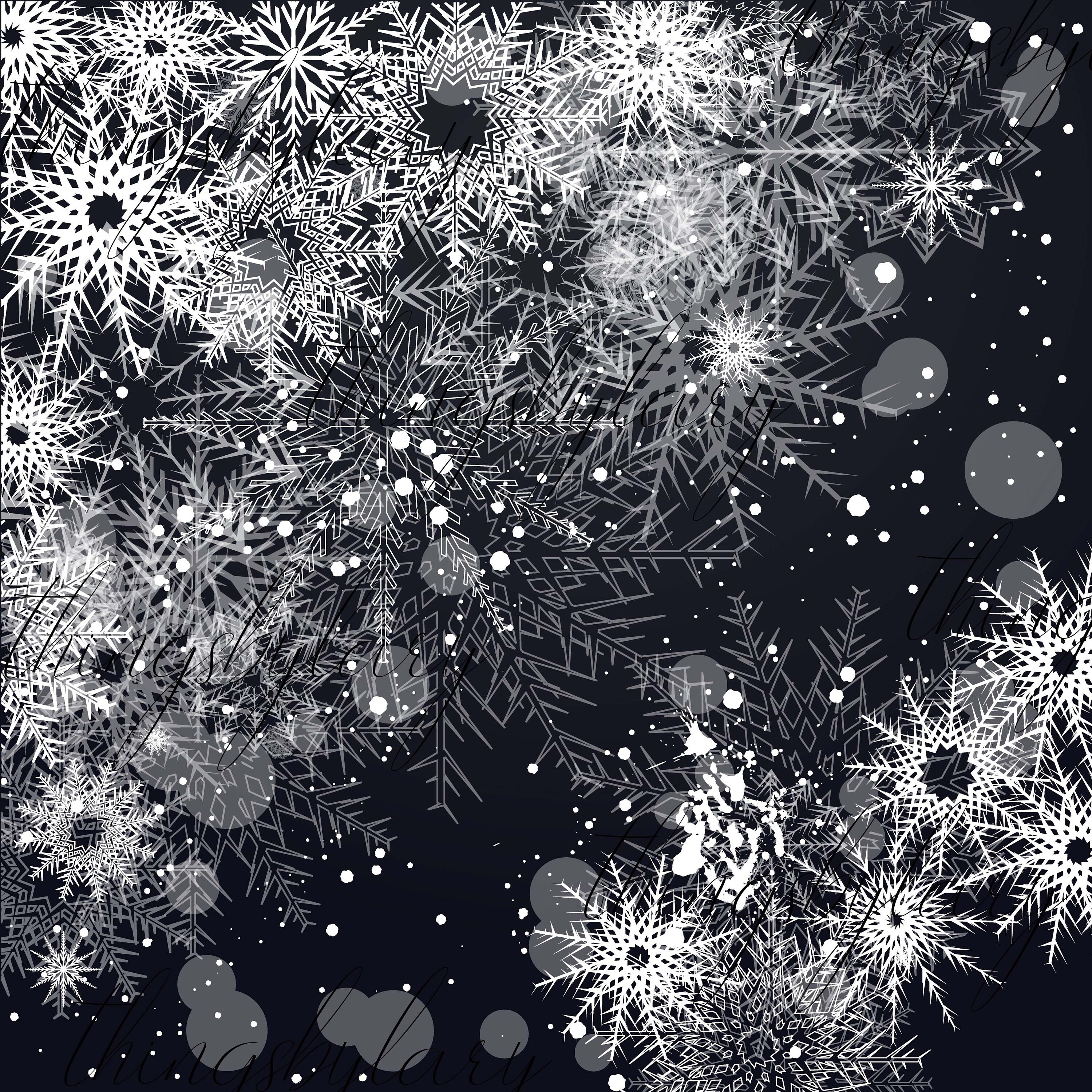 27 Falling Snowflakes Overlay Digital Images PNG Transparent 300 Dpi ...