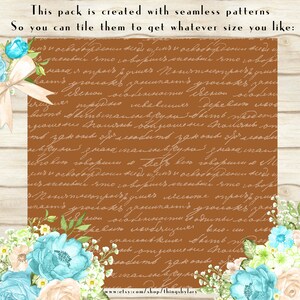 100 Seamless Handwriting Paper in 12 Inch, 300 Dpi Planner Paper ...