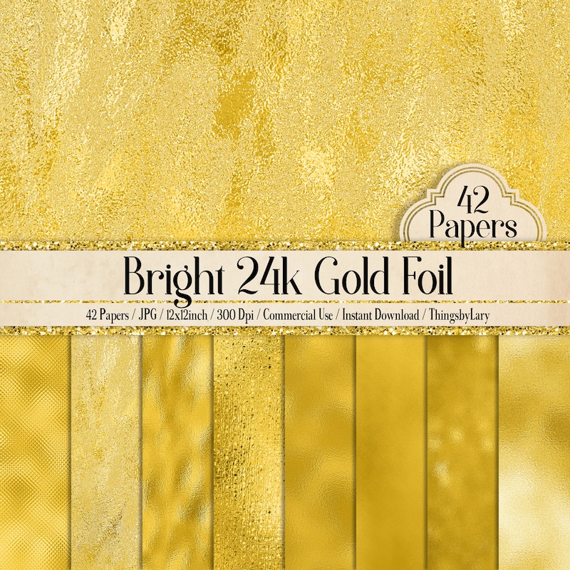 Gold Foil - Etsy