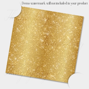 16 Seamless Gold Glitter Digital Papers 12 300 dpi commercial use instant download sparkle digital glitter seamless gold seamless glitter image 2