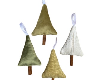 Holly Jolly Ornament Set - Handmade Christmas Trees