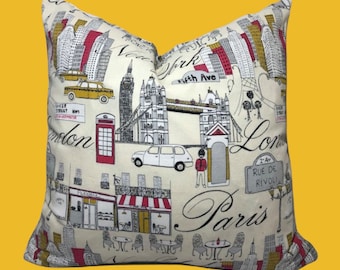 City Doodle Pillow