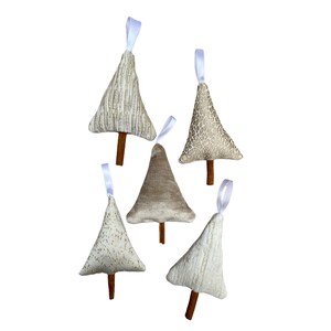 Let it Snow Ornament Set - Handmade Christmas Trees