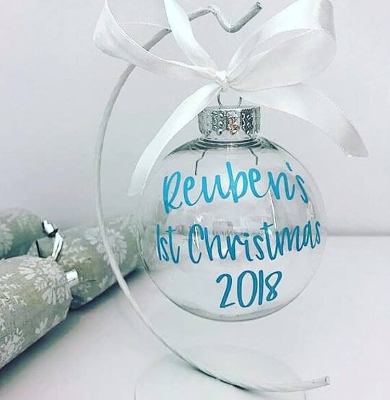babys 1st christmas bauble