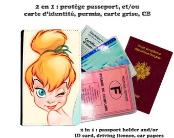 peter pan 01-001 étui pochette carte grise carte d/'identité permis