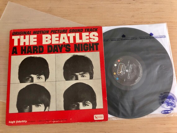 Beatles 'A Hard Day's Night' LP, 1964 Original Pressing - Etsy