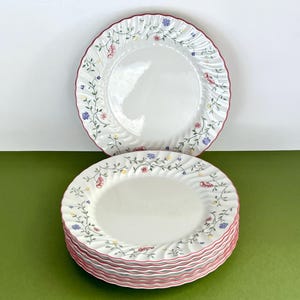 Johnson Bros Summer Chintz Dinner Plates, Set of 8, Floral