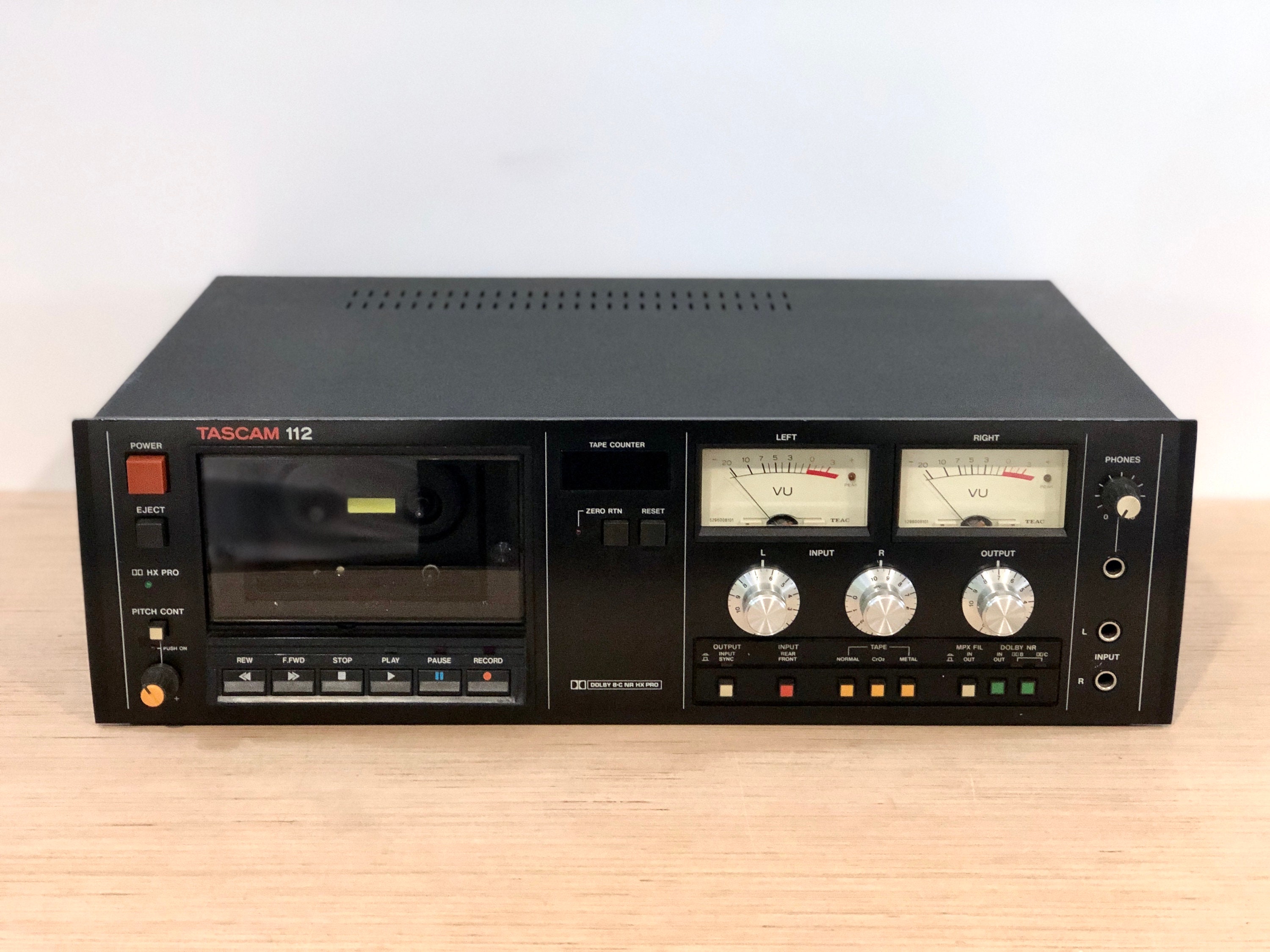 Tascam 112 Cassette Deck Professional 4track 2channel Etsy