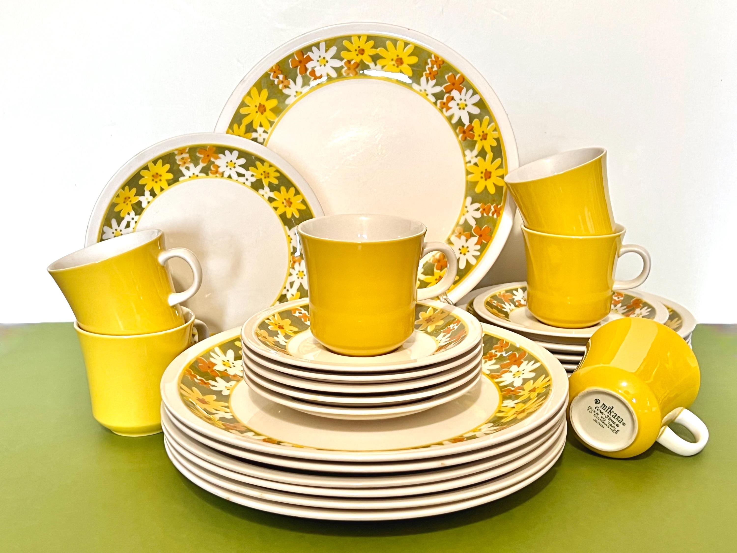 Vintage Dinnerware Sets for 6 - Etsy