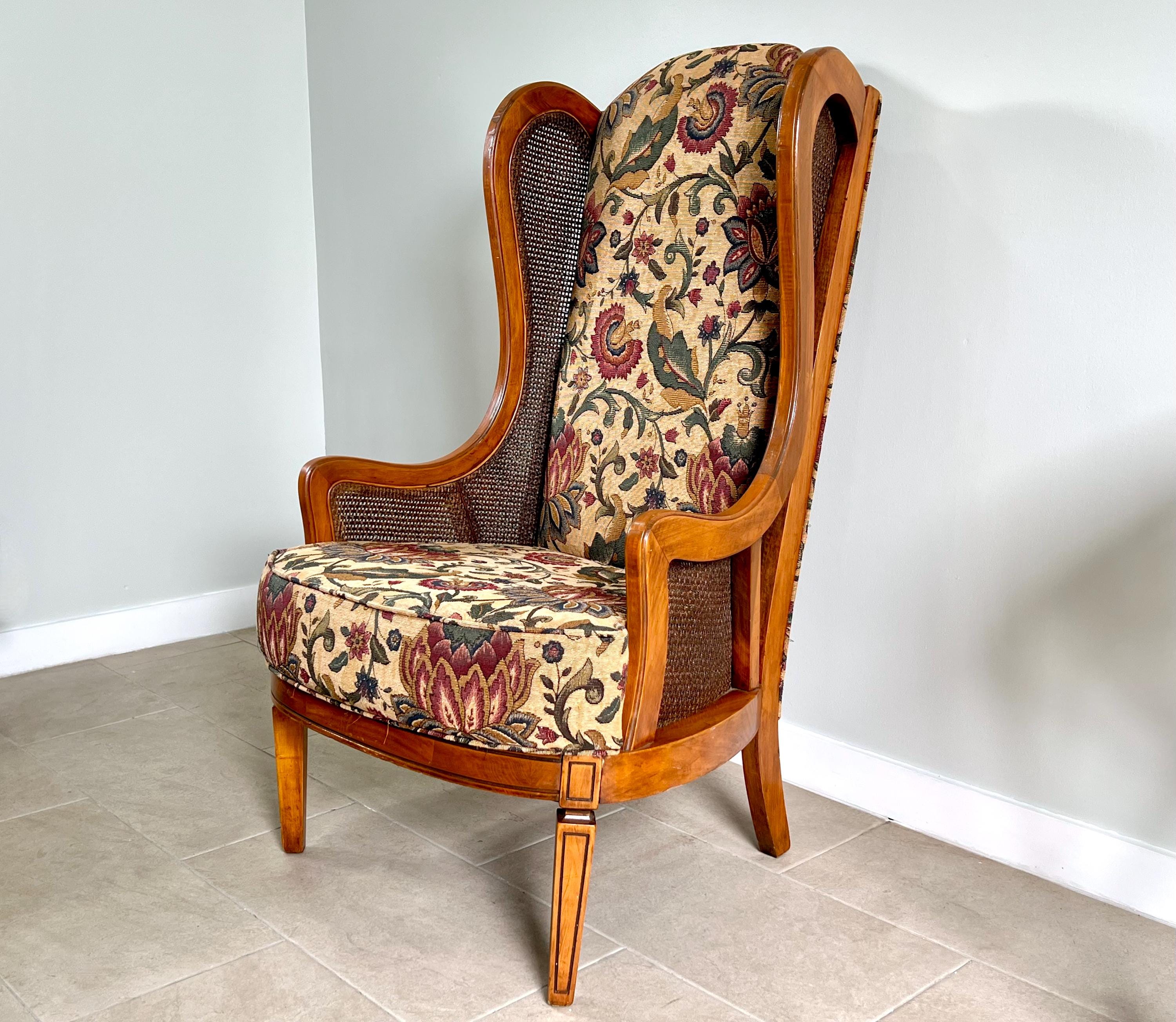 High Back Cane Chair