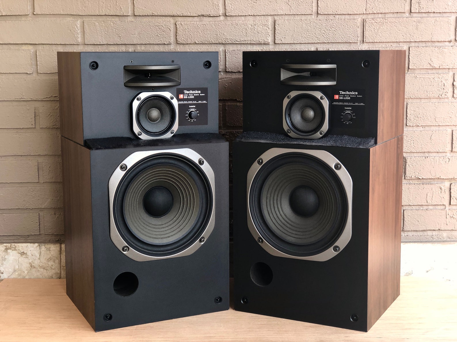 Vintage Technics SBL200 Speakers Linear Phase Speaker System Etsy