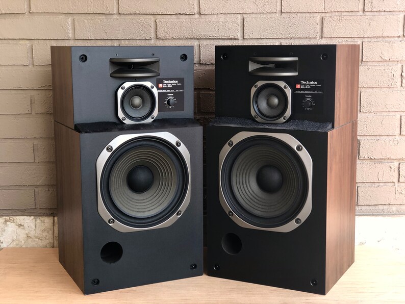 Vintage Technics SBL200 Speakers Linear Phase Speaker System Etsy
