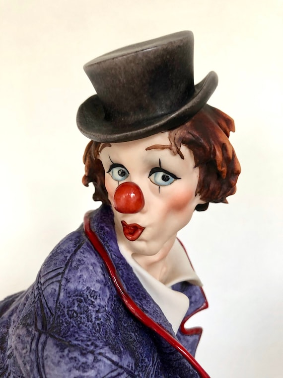 ジュゼッペ アルマーニ「陽気なピエロ」カポディモンテの