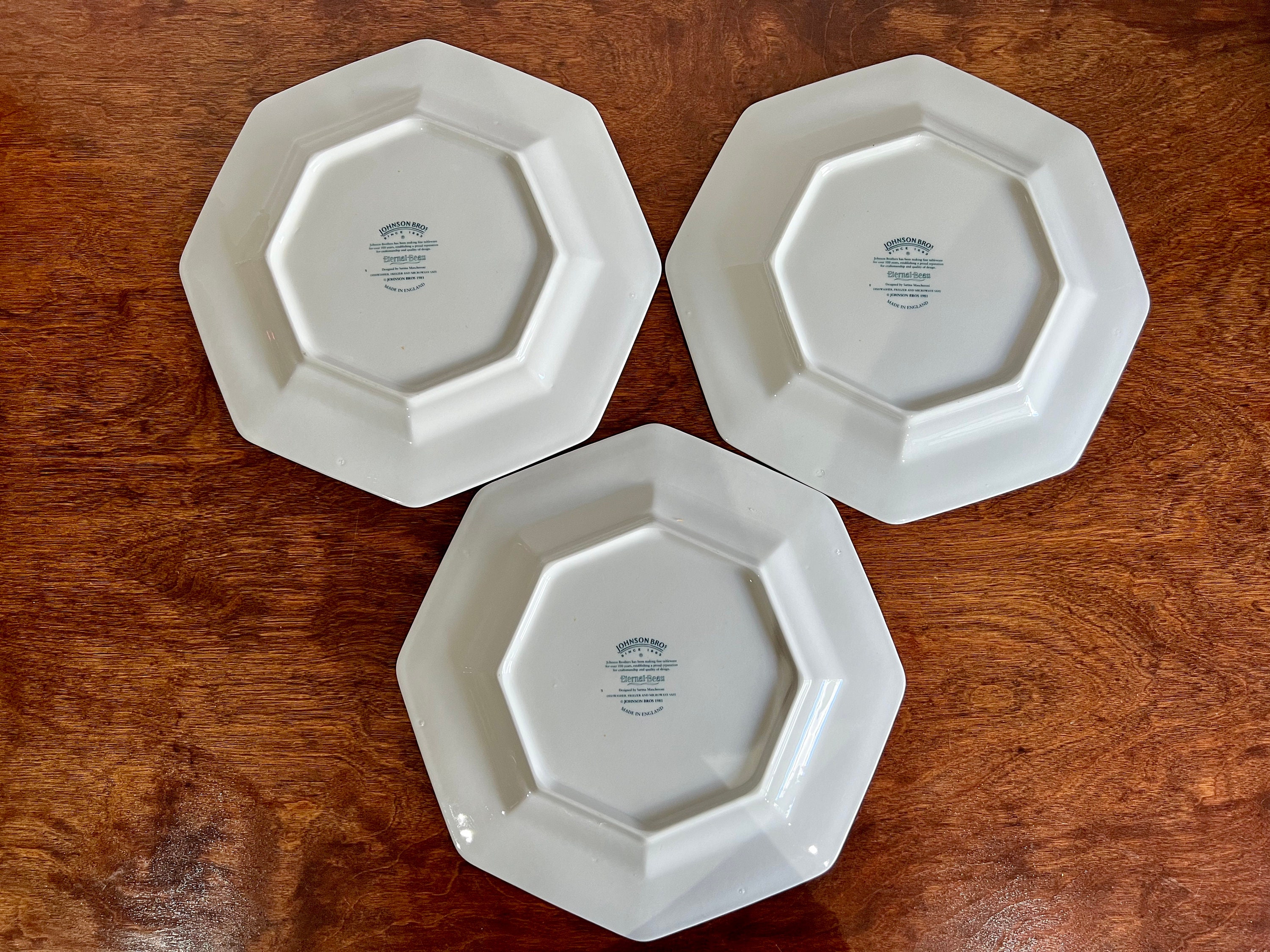 JOHNSON BRO.S 『jardiniere』　ディナープレート　4枚 Johnson Bros Dinner Plate / 英国製 ジョンソンブラザーズ ディナー
