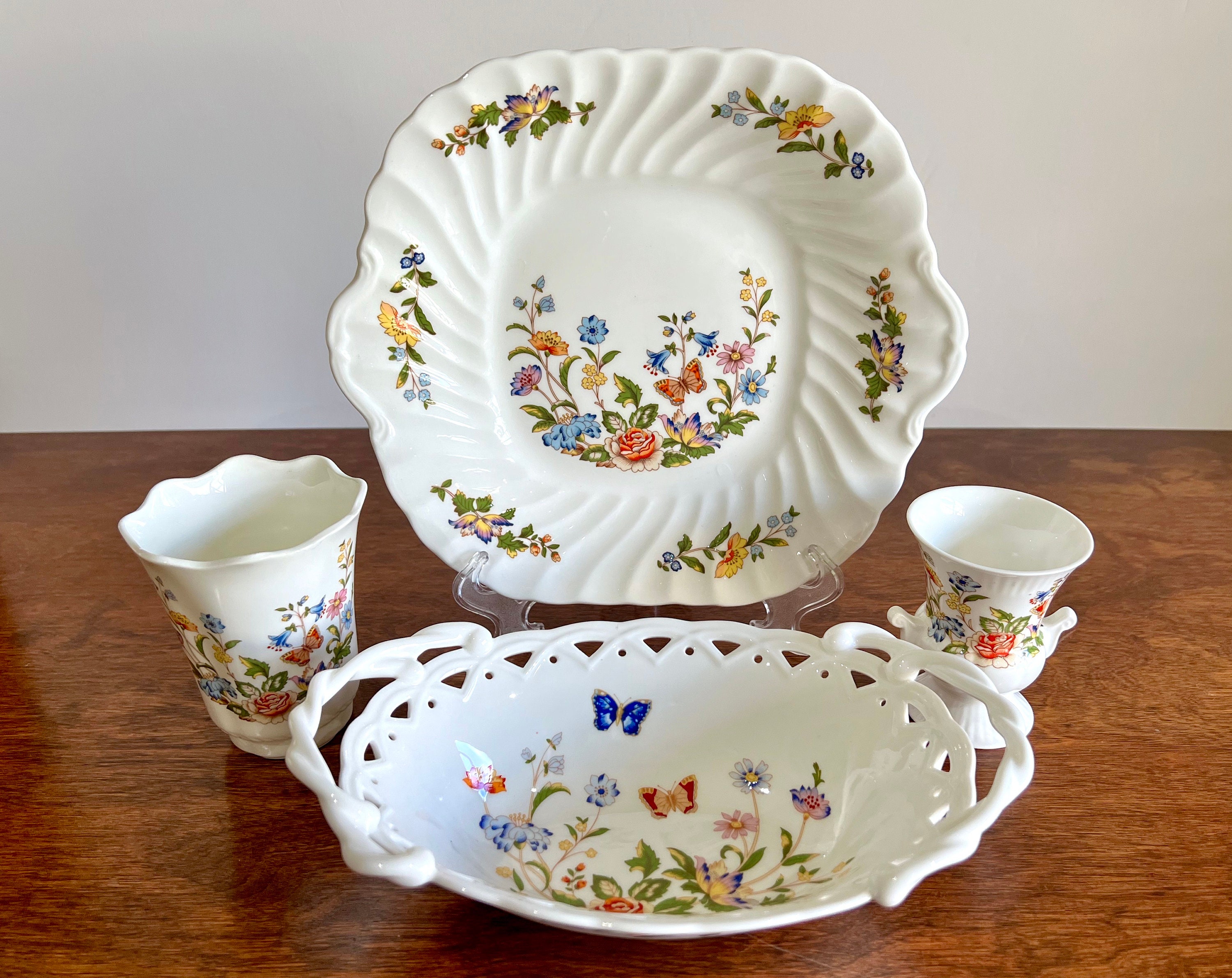 Vintage Aynsley Cottage Garden Fine Bone China Decor, England - Etsy
