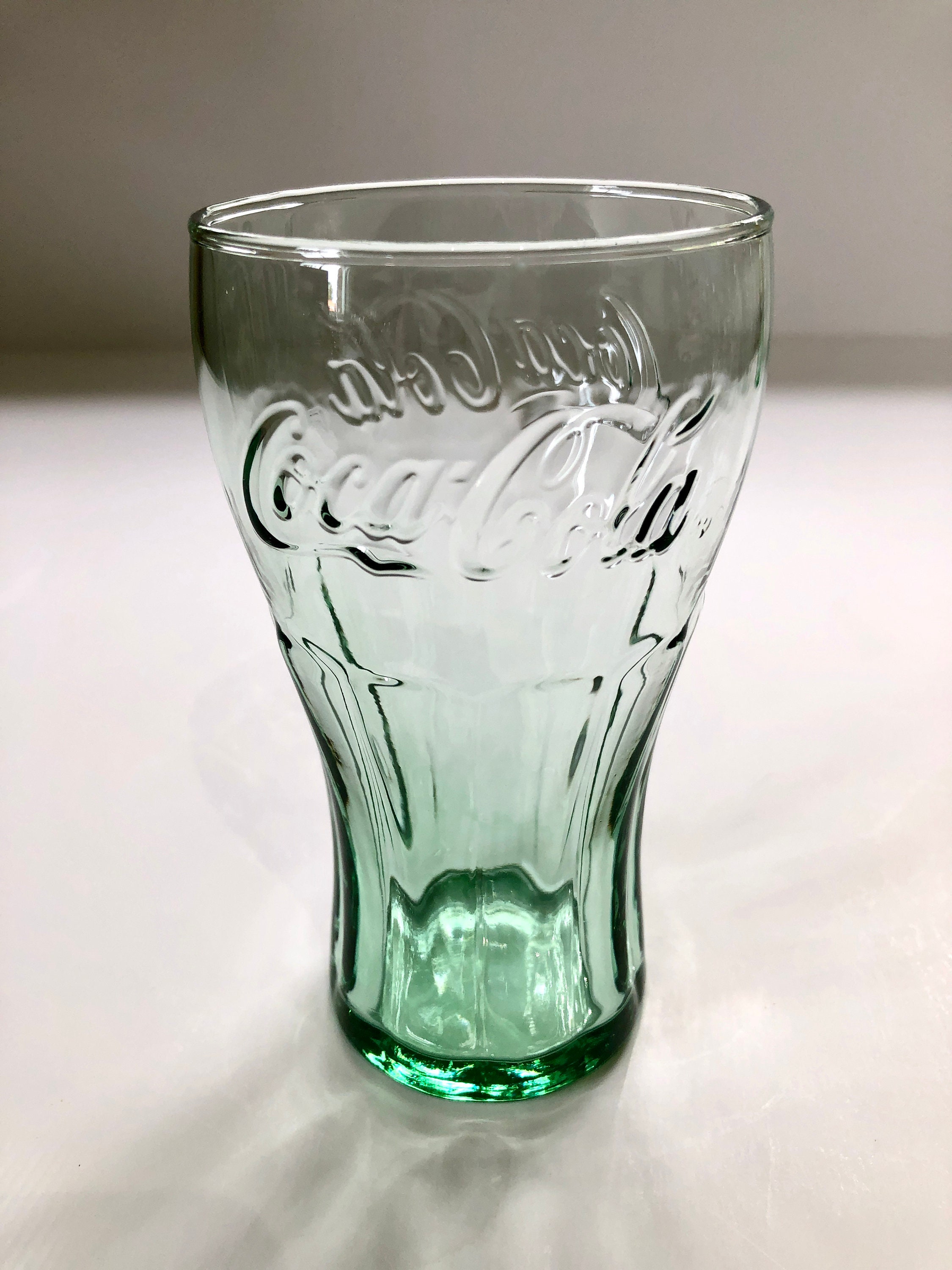 Set of 7 Classic Green Coke Glasses by Libbey Classic Etsy