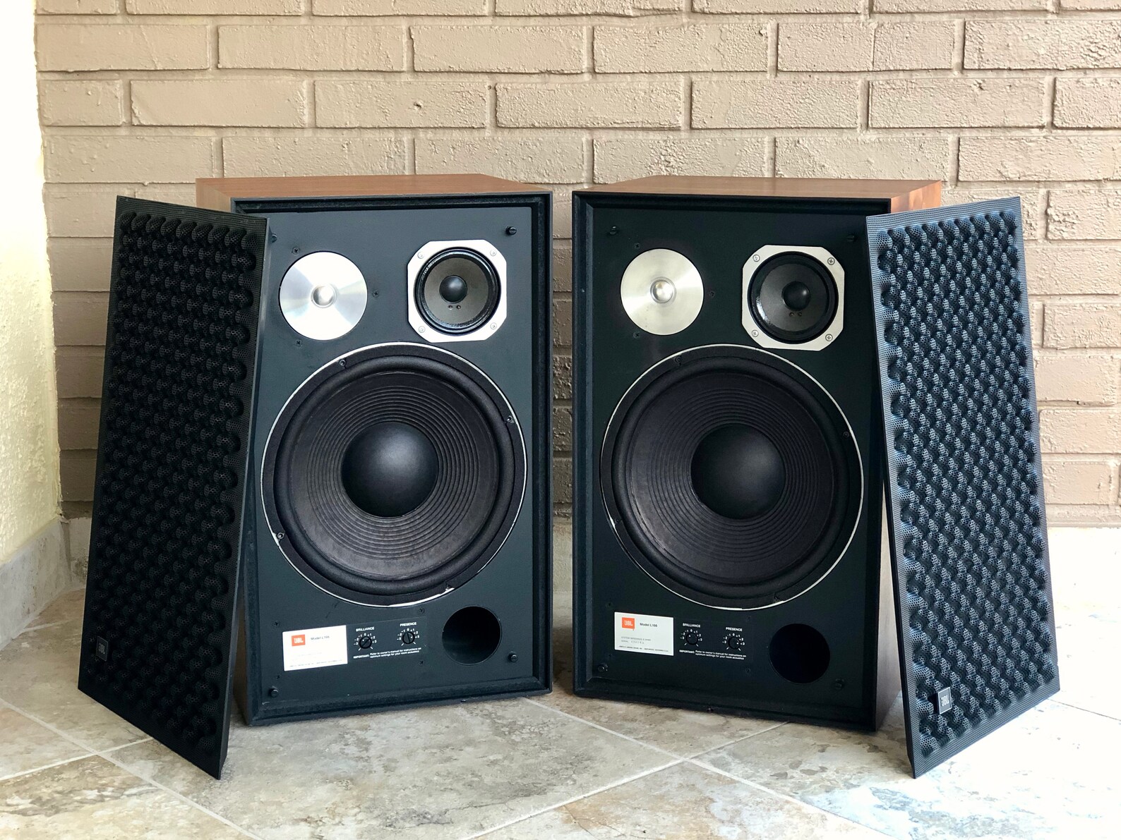 Vintage JBL Horizon L166 Speakers 70s Pair of 3Way JBL Etsy