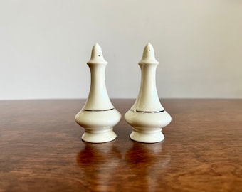 Lenox Ivory Sculpted Butter/Olive/Relish Dish w Platinum Rim - Lenox Salt & Pepper Set Regency Collection Platinum