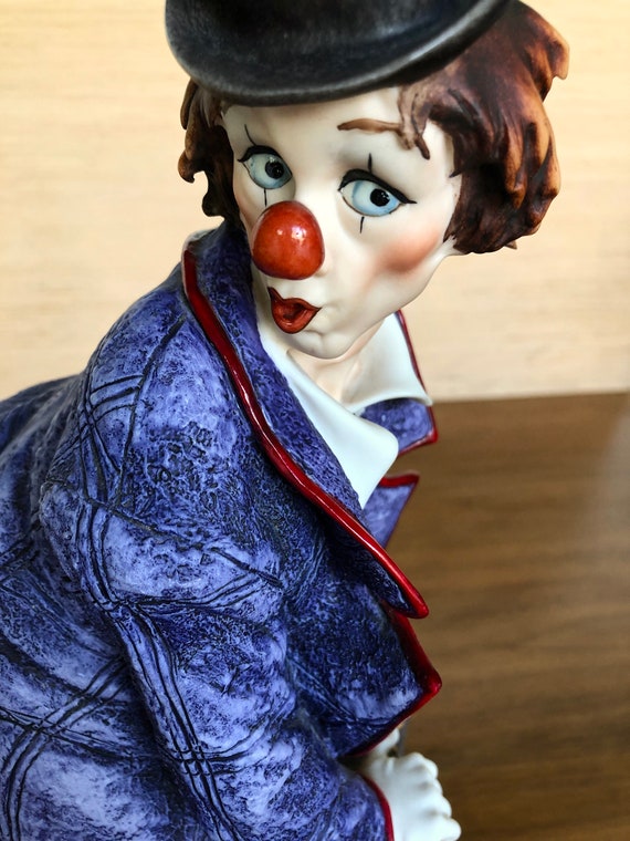 他の方発送×イタリア製【STUDIO CELLINI】 Bronze Clown STUDIO CELLINI Bronze Artwork Copperplate Engraving- The Clowns