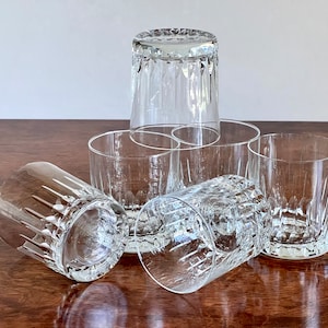 &quot;Altmodische Gläser &quot;&quot;Tango&quot;&quot; von Schott-Zwiesel Set aus acht Whiskybechern / Vintage Cocktailgläsern Vertikalschliff Kristalldesign.&quot;