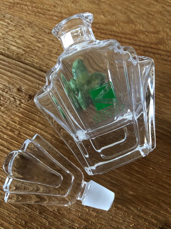Vintage 24 Lead Crystal Perfume Bottle Art Deco I… - image 6