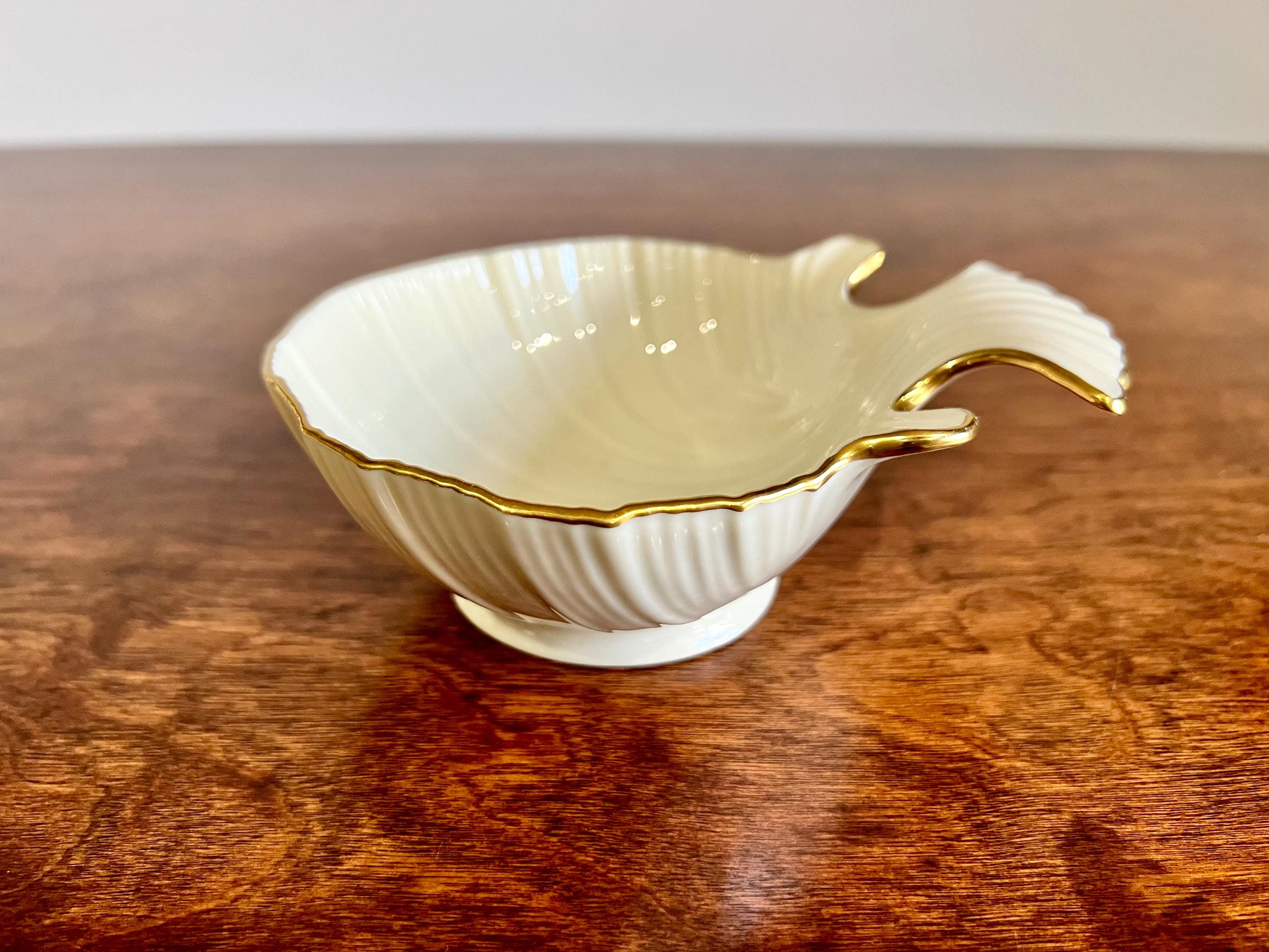 Vintage Lenox Trinket Dish, Two Section Dish 24k Gold Trim - Etsy