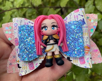 K pop bow / girls hairclip hair bow k pop inspired