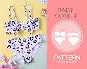 Baby swimsuit pattern. Sewing pattern. Swimsuit pattern. PDF sewing patterns. Pattern Girl 39 s Swimsuit. Only digital pattern.