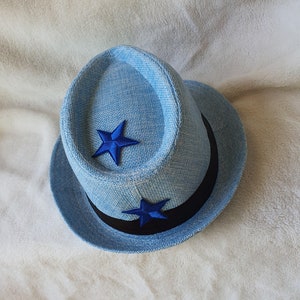 Boys straw hat, Child fedora hat, fedora hat for boy, Stars hat for kids, Summer child hat, Hat for toddler boys, Kids fedora, Newsboy caps