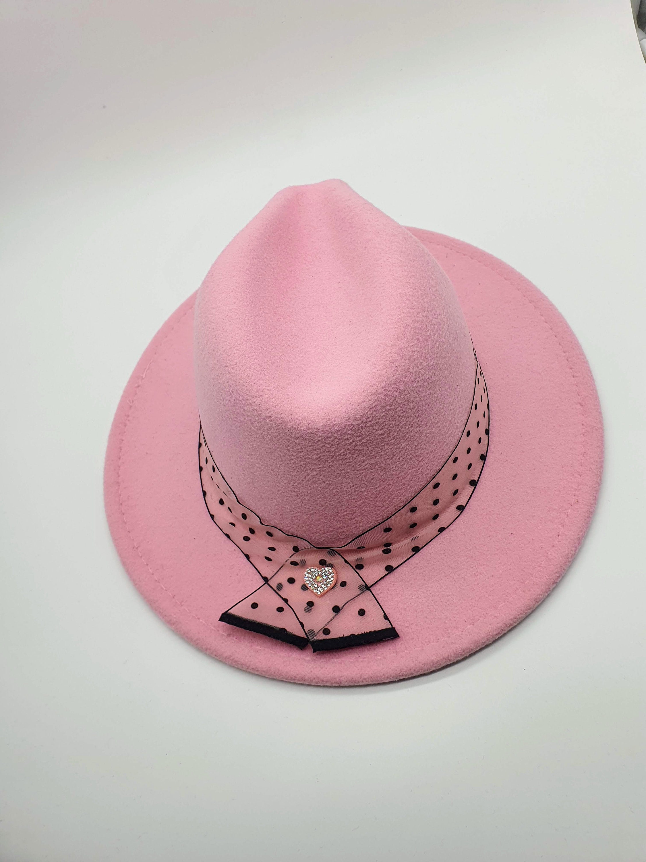 Pink Fedora Hat for Women Pink Fedora Wool Hat Felt Hat for Etsy UK