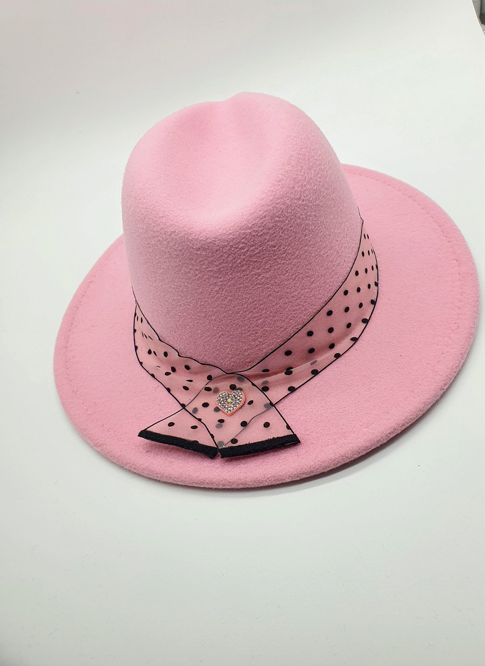 Pink Fedora Hat for Women Pink Fedora Wool Hat Felt Hat for Etsy UK