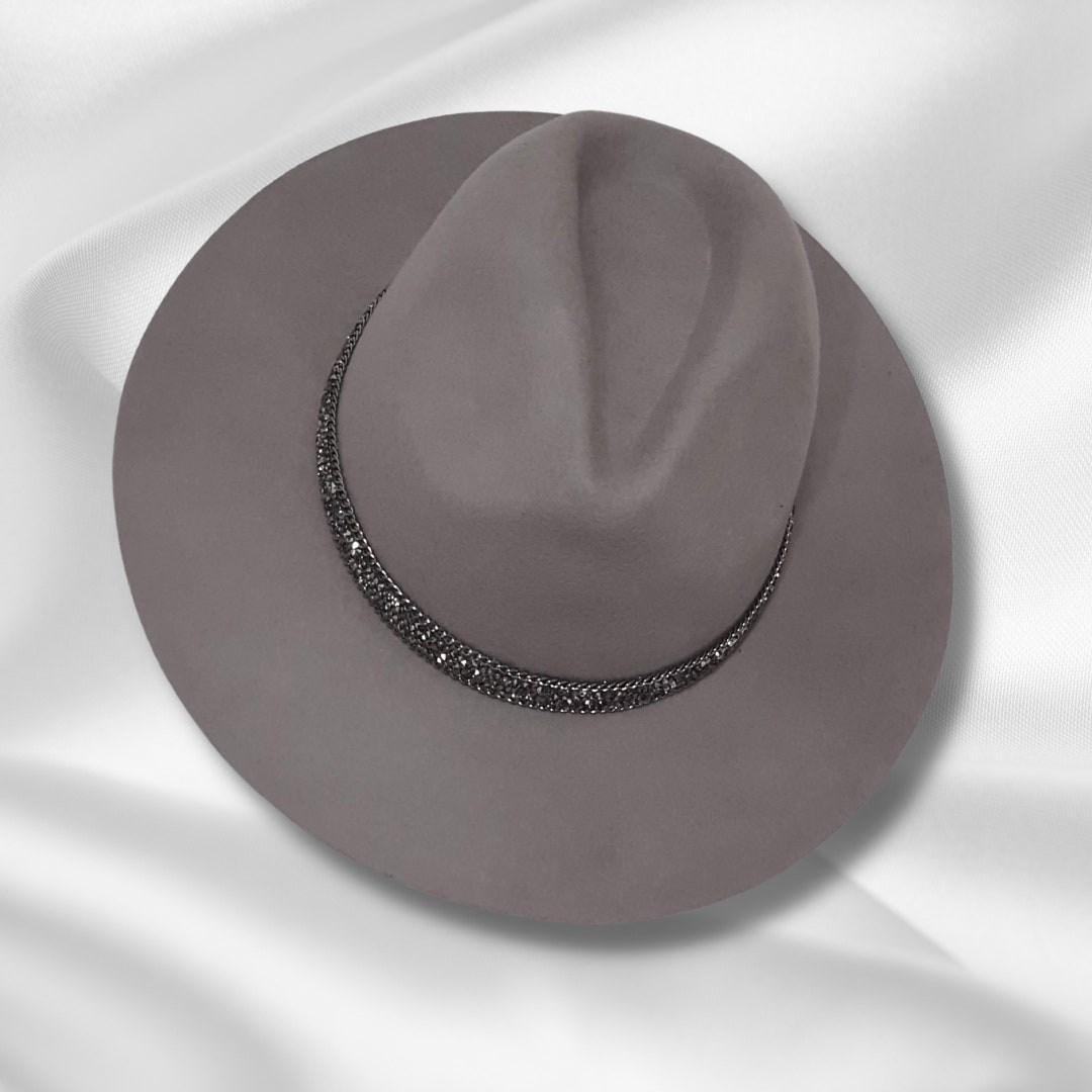 Grey Fedora Hat main image 1