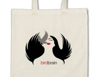 Birdbrain Logo Canvas Tote Bag
