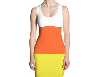 Candy Corn Halloween Costume Dress