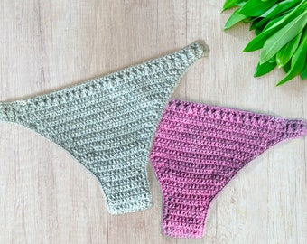 Crochet Bikini Bottom PDF Pattern: Hanna Cheeky Crochet Bikini bottom / Crochet cheeky bottom / Crochet Brazilian Bottom XS - 5XL