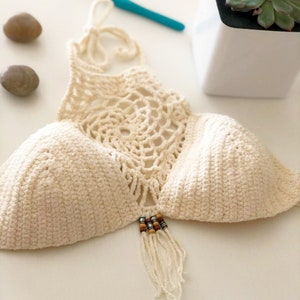 Dreamcatcher Summer Crochet Top Pattern, Crochet Halter Top, Music Festival, Crochet Crop Top Pattern, Beach Bikini Top, Crochet Yoga Top