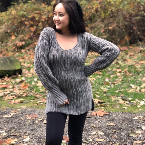 Sweater Dress CROCHET PATTERN Etsy